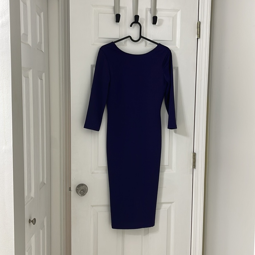 Warehouse Fashion Ltd deep purple dress